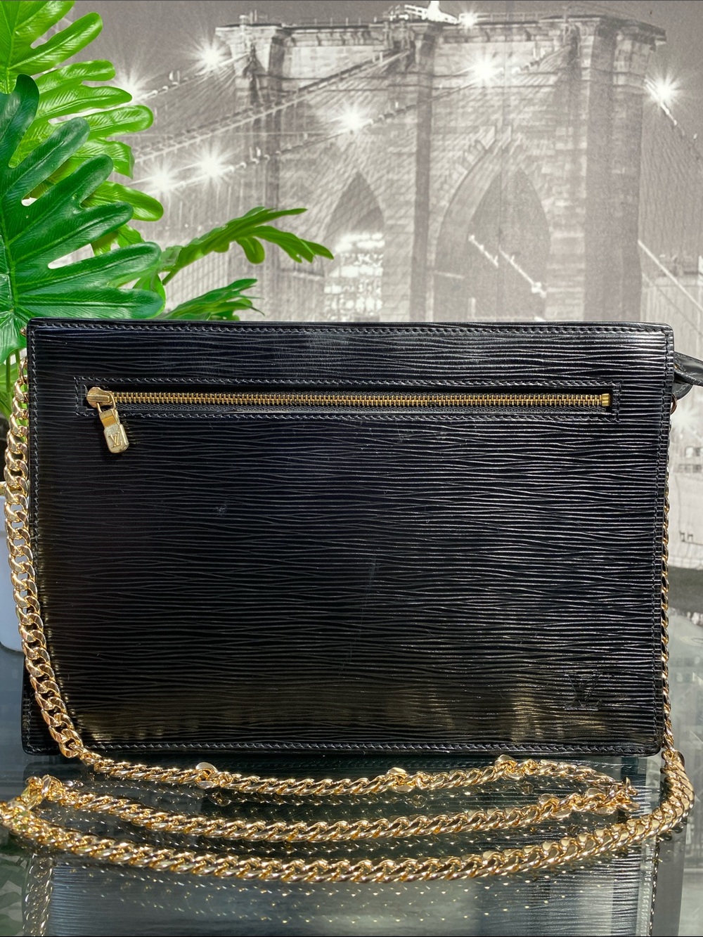 Authentic Louis Vuitton Black Epi Leather Double Sided Bag - Picture 4 of 17